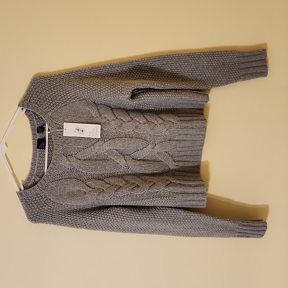 NWT Eileen Fisher The Fisher Project Gray Lofty Merino Wool Sweater Size S/P - Picture 3 of 12